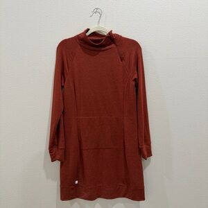 Title Nine Guthrie Dress - Solid - Medium - Red